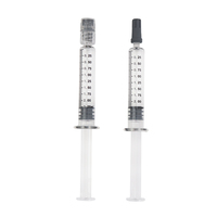 Seringue en verre Luer Lock de 2 ml et 2,25 ml pour l'emballage de concentrés d'huile distillée