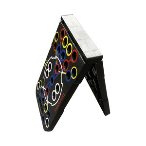 2026 New Design Portable Foldable Dip Stand Home Workout <b>Exercise</b> Equipment for Push-Ups Foldable Push-Up Board with Stand - Product Image 5