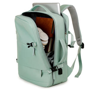 Mochila para Portátil Personalizada con Logotipo para Escuela y Negocios, con USB, Duradera, Impermeable, de Cuero PU, con Cierre de Cremallera Antirrobo - Product Image 2