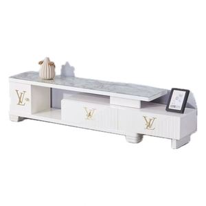 Meuble <span class=keywords><strong>TV</strong></span> IMAJ Design Tendance Blanc et Noir Effet Marbre, Meuble <span class=keywords><strong>TV</strong></span> Moderne en Bois, Ensemble <span class=keywords><strong>Commode</strong></span> de Luxe pour Salon, Meubles de Maison en Gros - Product Image 1