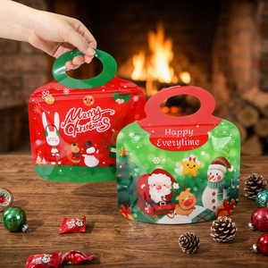Bolsas de Mylar Impresas Personalizadas con Asa, Bolsa con Forma Navideña, Embalaje de Grado Alimenticio a Prueba de Fugas, Directo de Fábrica, OEM, ODM - Product Image 2
