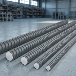 Barra redonda de refuerzo para Material de construcción, barra de refuerzo de hierro de acero deformado, ASTM Gr40 Tmt - Product Image 2