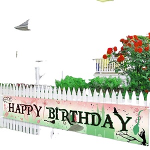 Drapeau personnalisé d'anniversaire en polyester PVC double face avec logo, pour extérieur, à prix abordable - Product Image 6