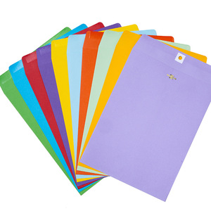 Enveloppes en papier kraft coloré 9x12 pouces avec fermeture à boucle en métal, réutilisables pour l'envoi de documents, le classement au bureau - Product Image 4