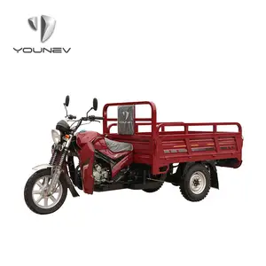 YOUNEV 111-150CC 12v Adult Cargo Gasoline Tricycle Heavy Load 3 Wheel Motorcycle