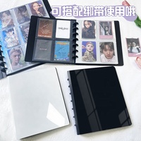 Classeur à cartes photo Kpop personnalisé, 4 poches, livre de collection, Album Kpop, creux, petit Style d'amour, porte-cartes photo Transparent