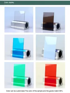 SINHAI अनुकूलित आकार 0.8mm मोटाई संगमरमर फ्लैट 1mm मोटी रंगा हुआ ओपल अग्निरोधक प्लास्टिक ठोस Polycarbonate शीट
