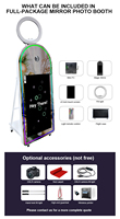 Cabina de Fotos Inteligente con Pantalla Táctil de 43 Pulgadas, Todo en Uno, con Impresora y Soporte, Fácil de Instalar, Espejo Mágico