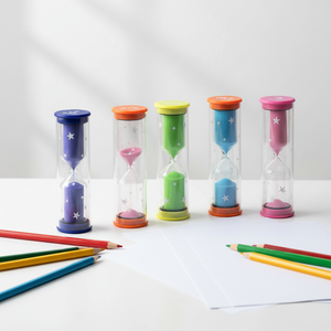 Vente en gros d'usine, mini-minuteuses en plastique personnalisées pour enfants, minuteuses miniatures de 3, 5 et 7 minutes pour cadeaux promotionnels - Product Image 6
