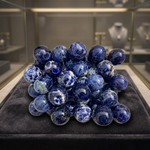 Esfera de Sodalita Azul Natural, Precio de Fábrica al por Mayor, Bola de Cristal Pulida y Grabada, Decoración para el Hogar, Regalo - Product Image 2