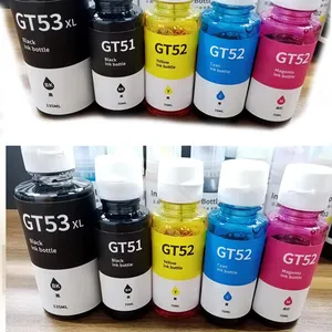 GT51 GT51XL GT52 GT52XL GT53 GT53XL GT 51 52 53 51XL 52XL 53XL Tinta de recarga compatible de color Premium para impresora HP GT 5810 5820