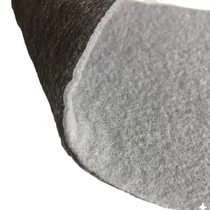 Non-slip recyclable needled non-woven fabric used for automobile tire covers