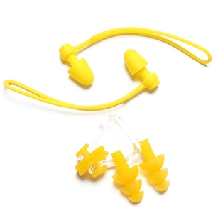 سدادات أذن للسمع للرجال والنساء ومقاومة للماء للسباحة من السيليكون مع تقليل الضوضاء لركوب الأمواج - Product Image 3