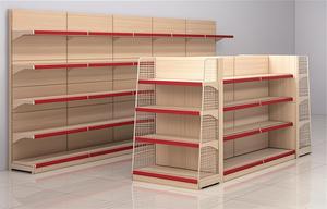 Cơ Bản Nhật Bản Phong Cách 42Cm Sâu Kim Loại Và Gỗ Kệ Set Với Không Ướt Menu Ánh Sáng Hộp Nhiệm Vụ Ánh Sáng Thiết Kế - Product Image 4