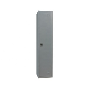 Casillero Metálico Plegable, Resistente y Moderno, con Marco de Acero Gris, de Una Puerta, para Almacenamiento de Mochilas Escolares y Libros - Product Image 2