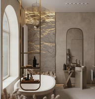 Panneaux muraux modernes en mousse 3D pierre de culture artificielle en faux polyuréthane 3D pour l'extérieur et l'intérieur pour la décoration du salon