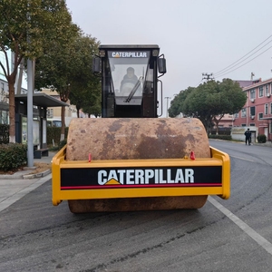 <b>Used</b> Caterpillar CS-683E Single Drum Vibratory <b>Road</b> <b>Roller</b> Cat CS683E Compactor for <b>Road</b> Construction - Product Image 5