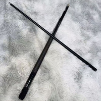 Stik Biliar Snooker OEM Kustom Berkualitas Tinggi dengan Shaft Serat Karbon Stainless Steel, Ringan, Desain Tip 10.5mm