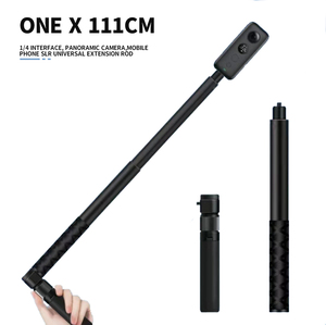 Prezzo di fabbrica Bullet Time maniglia treppiede 111cm monopiede bastone invisibile Selfie Stick per uno X 2 uno X accessori - Product Image 3