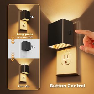 ไฟกลางคืนแบบเสียบปลั๊ก LED รุ่นใหม่ ติดผนัง พร้อมเซ็นเซอร์ตรวจจับแสง ปรับความสว่างได้ 3 ระดับ สำหรับห้องนอน - Product Image 5