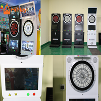 Machine de fléchettes électronique commerciale à monnayeur, type arcade, avec cibles à pointes souples, pour bars, centres de jeux et clubs
