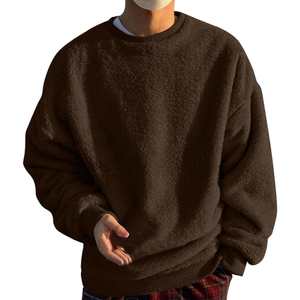 Sudadera Sherpa para Hombre, Talla Grande, 100% Algodón, Servicio OEM, Color Personalizado, Ropa de Invierno, Secado Rápido y Transpirable - Product Image 1