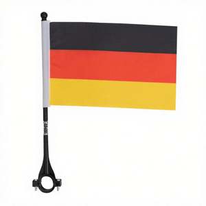 Soporte Universal para Bandera de Scooter y Bicicleta Eléctrica - Kit de Bandera de Seguridad de Alta Calidad Personalizado para Manillar Delantero, Mini Bandera para Bicicleta - Product Image 4