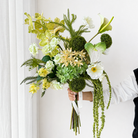 Centre de table personnalisé pour mariage, Saint-Valentin, Thanksgiving, Noël, fleur artificielle en soie, boule d'hortensia de 50 cm, faite à la main