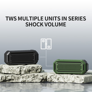 Altavoz Inalámbrico Portátil con Chipset V5.3, Salida de 8W, Batería de 1500mAh, Resistente al Agua IPX7, <span class=keywords><strong>Boombox</strong></span> para Exteriores con TWS, FM y Tipo-C - Product Image 4