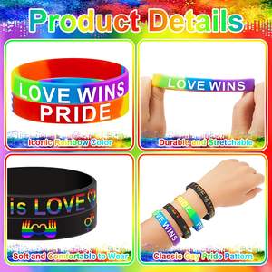 Fabricantes de goma Diseño gratuito Logotipo personalizado Pulsera de silicona - Product Image 4