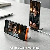 240W Super Fast Charging Faltbarer Telefonst änder adapter Dual Charging Typ C Adapter Daten konverter