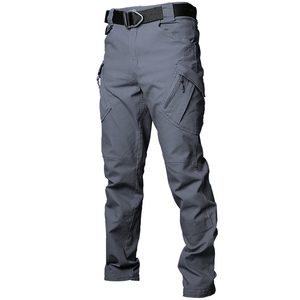 <span class=keywords><strong>Pantaloni</strong></span> <span class=keywords><strong>Cargo</strong></span> Casual da Uomo Leggeri e Traspiranti in Poliestere, <span class=keywords><strong>Pantaloni</strong></span> Utility per Escursionismo Antivento ad Asciugatura Rapida con Multi-Tasche - Product Image 5