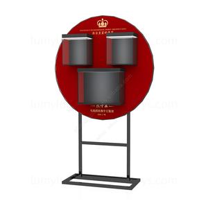 Professional Floor Standing <b>Display</b> Rack for Health Food Store Metal <b>Acrylic</b> Organizer Showcase for Supplements Medicines Stand - Product Image 6