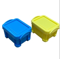 Boîte de rangement portable en plastique personnalisée avec couvercles, empilable, pour bijoux, médicaments et pilules – Vente en gros