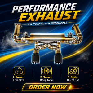ท่อไอเสียไทเทเนียมแบบเรียบ Catback Valvetronic สำหรับ 991.2 GTS 3.0T ปี 2015-2019 เพิ่มประสิทธิภาพการปรับแต่ง - Product Image 1