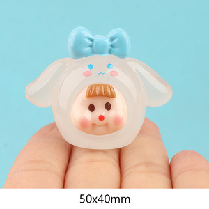 Large Luminous Three-dimensional Cream <b>Glue</b> Wholesale DIY Bow <b>Resin</b> Accessories Acrylic - Product Image 2