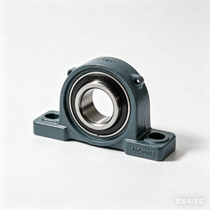 Kit de palier à semelle monté <span class=keywords><strong>VNV</strong></span> 204UC en acier inoxydable avec logement de précision P0 pour travaux de construction - Product Image 2