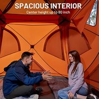 Tente Pop-Up portable résistante aux intempéries, installation facile et instantanée en 60 secondes, gazebo Pop-up pour 4 personnes