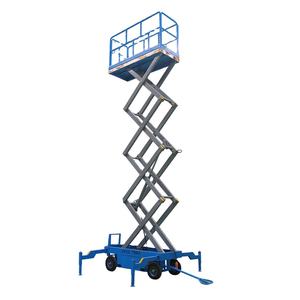 18M 500kg Small <span class=keywords><strong>One</strong></span> <span class=keywords><strong>Man</strong></span> <span class=keywords><strong>Lift</strong></span> <span class=keywords><strong>Man</strong></span> Scissor <span class=keywords><strong>Lift</strong></span> para trabajo aéreo - Product Image 1