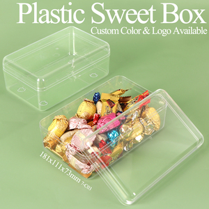 Boîtes à bonbons en plastique <span class=keywords><strong>de</strong></span> qualité alimentaire YUZMEI, emballage pour biscuits, boîte à dessert, boîte pour barres chocolatées au lait, étui pour le stockage <span class=keywords><strong>de</strong></span> <span class=keywords><strong>Ferrero</strong></span> Rocher - Product Image 1