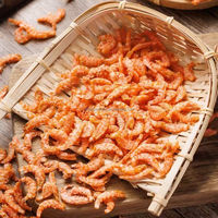 Fresh Water High Quality Low Salt No Sand High Protein Natural Sun Dried Shrimp Dried Seafoood 1KG Factory Supplier OEM Package