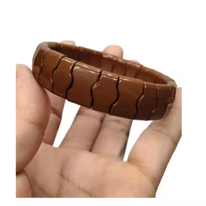 Bracelet de pierre de <span class=keywords><strong>massage</strong></span> magnétique en tourmaline naturelle pour les soins de santé des mains avec énergie de guérison pour soulager la douleur - Product Image 5