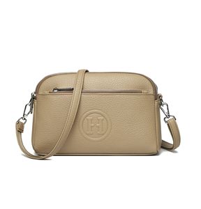 <span class=keywords><strong>Sac</strong></span> bandoulière <span class=keywords><strong>femme</strong></span> tendance 2025 – Nouveau style polyvalent, simple, en <span class=keywords><strong>cuir</strong></span>, avec lettres, fermeture éclair, style coréen - Product Image 1
