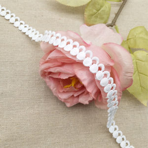 Modern 100% Cotton Embroidered Lace Trim <b>Water</b> Soluble Sustainable Home Textiles Garments Hats <b>Shoes</b> Bags Stylish Decoration - Product Image 2