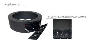 BOSHUO esnek LED kapalı ve açık hava reklam uygulaması için Video duvar görüntüler - Product Image 3