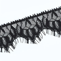 Largeur 5.5cm Garniture en dentelle non élastique Garniture en dentelle de mariée pour cils