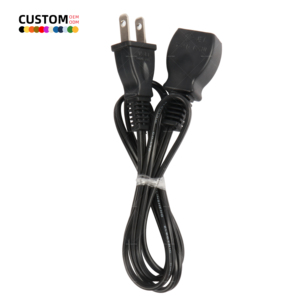 <span class=keywords><strong>สาย</strong></span><span class=keywords><strong>ไฟ</strong></span>กระแสสลับ2ขาที่ได้รับการรับรองจาก Linsheng จากญี่ปุ่น PSE - Product Image 1