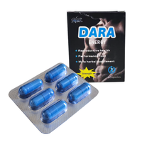 Complément alimentaire à base de Maca naturelle, pilules bleues, capsules bleu foncé pour l'endurance et la vitalité masculine
