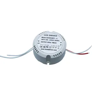 Ronde Dimbare Led Driver 24W Voeding 18W 20W 25W Constante Stroom Led Driver Voor Led Paneellicht