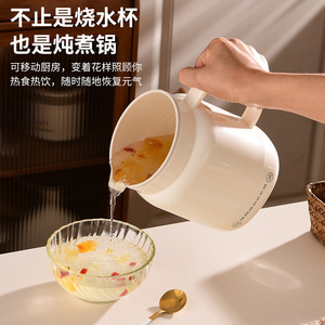 Mini Electric Kettle 600Ml Temperature Control Portable Heating Cup For Office Travel - Product Image 3